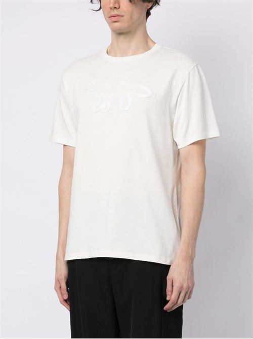 Cotton T-shirt with logo MAISON KITSUNE' | KM00114KJ0035P103